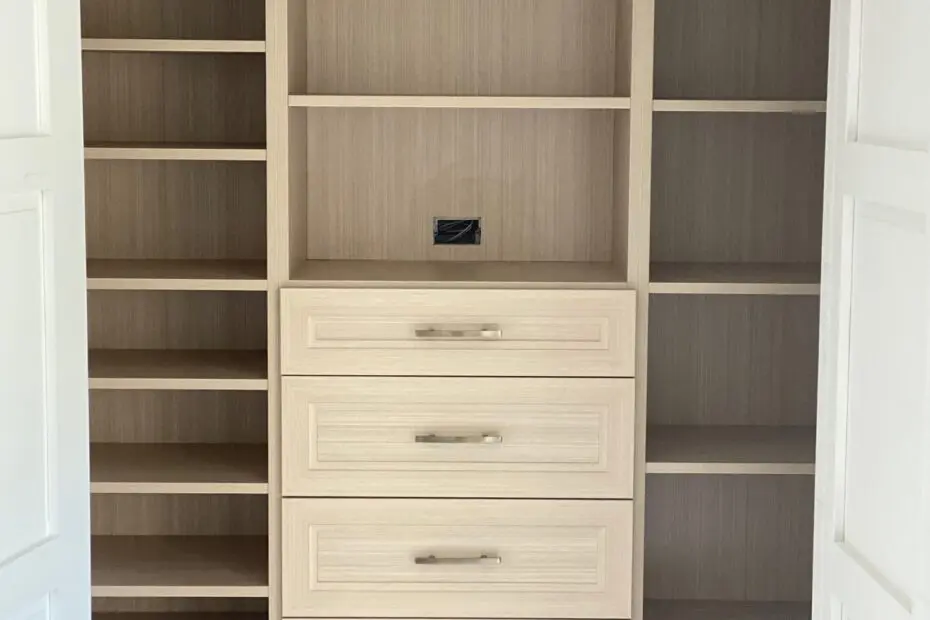 Closet System with Baskets