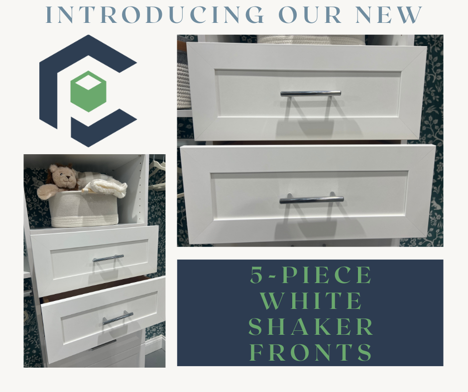 Why 5-Piece White Shaker Fronts Are Perfect for Your Next Closet Project 1 New 5-Piece White Shaker Fronts