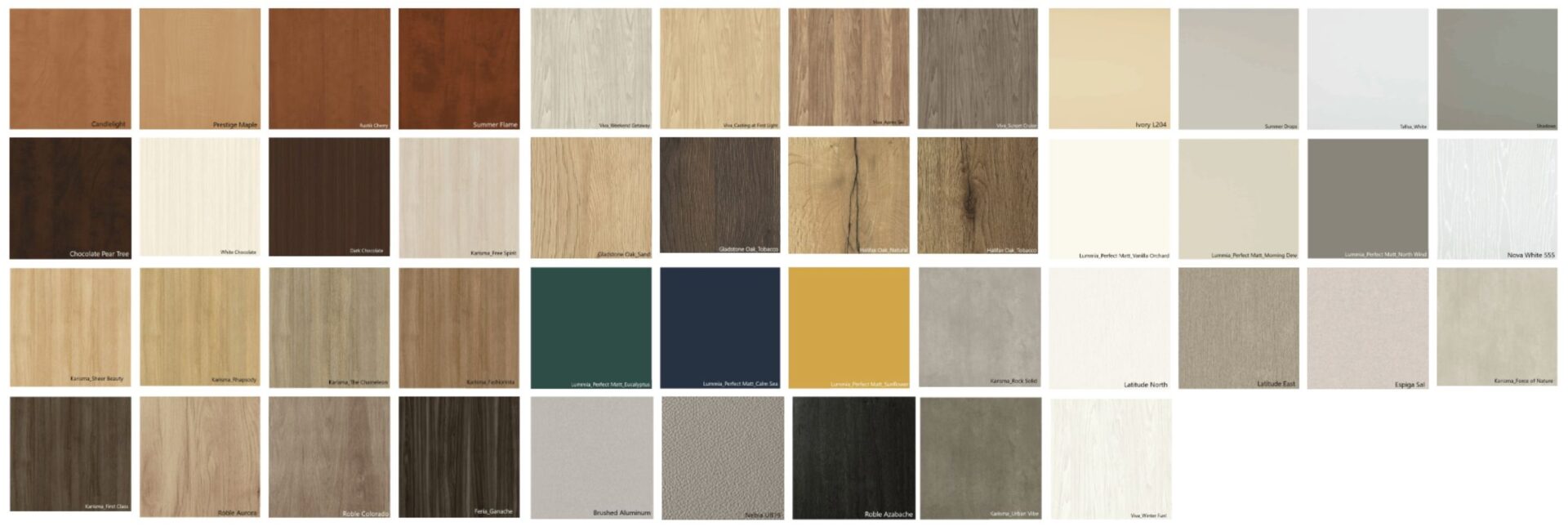 closetparts colors - 1