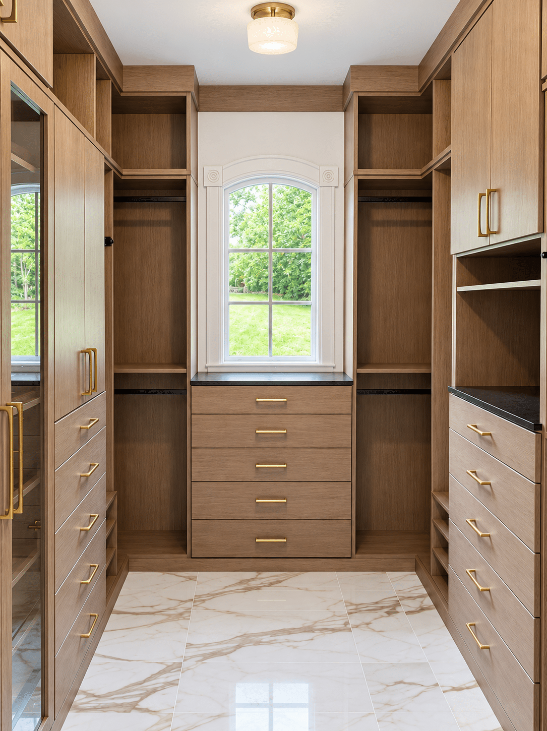 Custom Countertop Closet